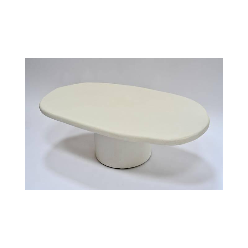 Salontafel in wit mortex