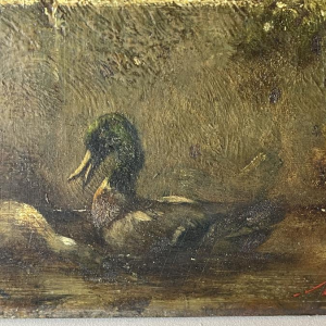 Narcisse Virgile Diaz de la Pena "Een galante scène in het park", olieverfschilderij op paneel, ca. 1850