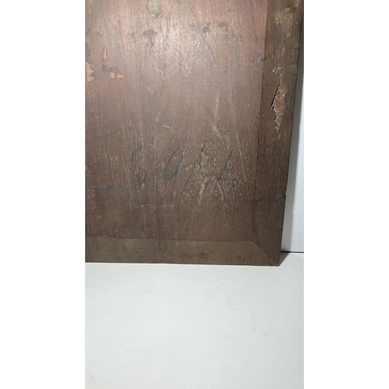 Narcisse Virgile Diaz de la Pena "Een galante scène in het park", olieverfschilderij op paneel, ca. 1850