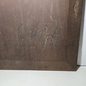 Narcisse Virgile Diaz de la Pena "Gallant Scene in the Park" oil painting on panel, ca. 1850