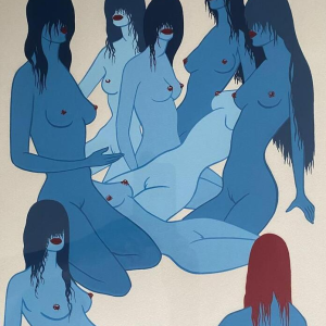 Félix Labisse "The Damned Women" lithograph, signed and numbered 10/100