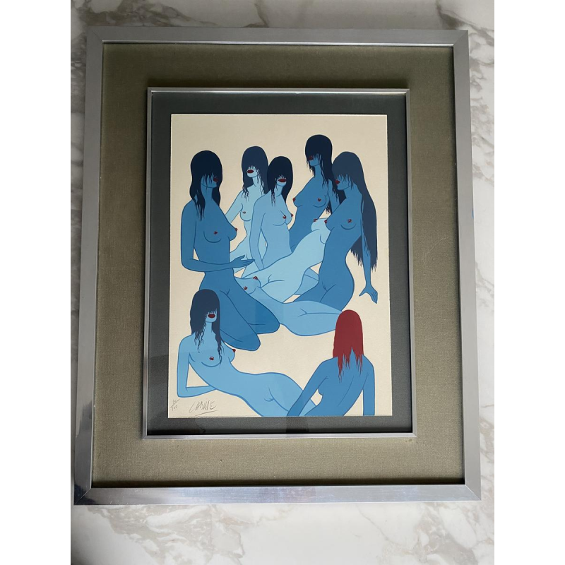 Félix Labisse "Les femmes damnées" lithogravure signée, numérotée 10/100