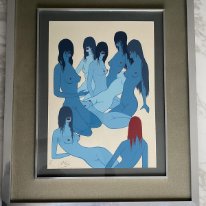 Félix Labisse "Les femmes damnées" lithogravure signée, numérotée 10/100