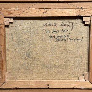 René Dessainte “2 vrienden in de Black Country”, olieverfschilderij op canvas