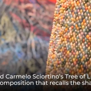 Carmelo Sciortino, sculptuur "De Familie", compositieassemblage, 2001