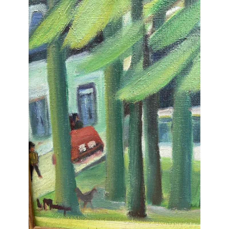 Lucien MARINGER (1903-1981) View from my bedroom 1975 hst 47x38 cm