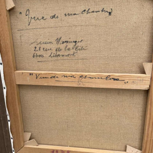 Lucien MARINGER (1903-1981) « Vue de ma chambre » 1975 hst 47x38 cm