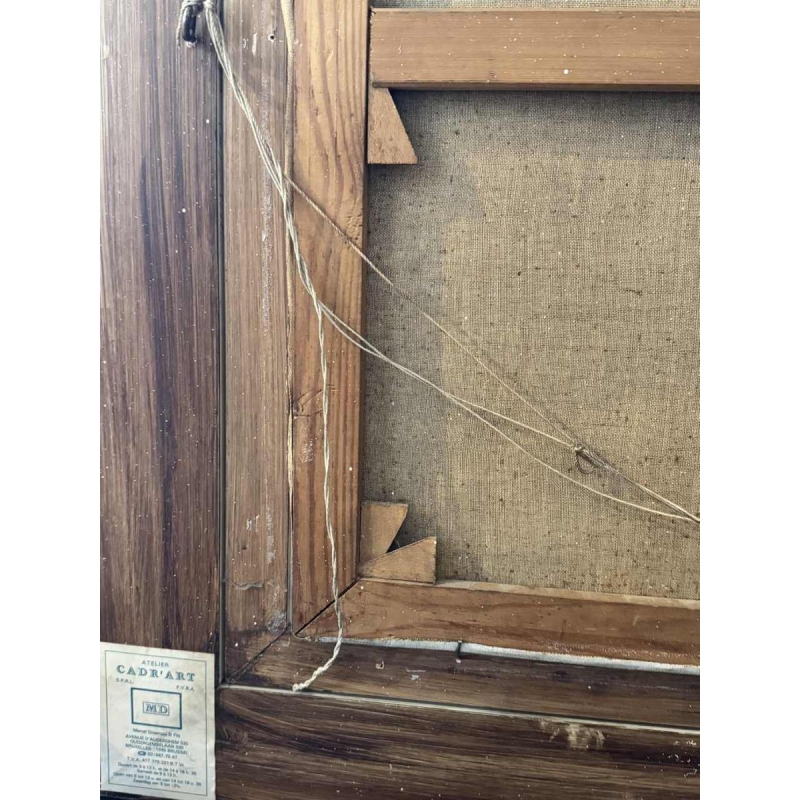 Maurice DE VRIES « Bouquet fantastique » peinture huile sur toile surréaliste, XXe s