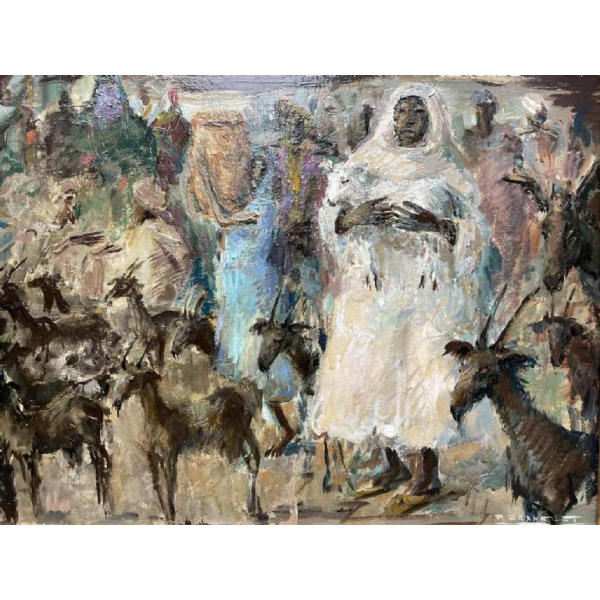 Paul DAXHELET (1905-1993): Marché oriental (Oosterse markt)