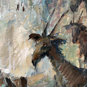 Paul DAXHELET (1905-1993): « Marché oriental »