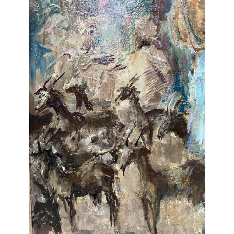 Paul DAXHELET (1905-1993): « Marché oriental »