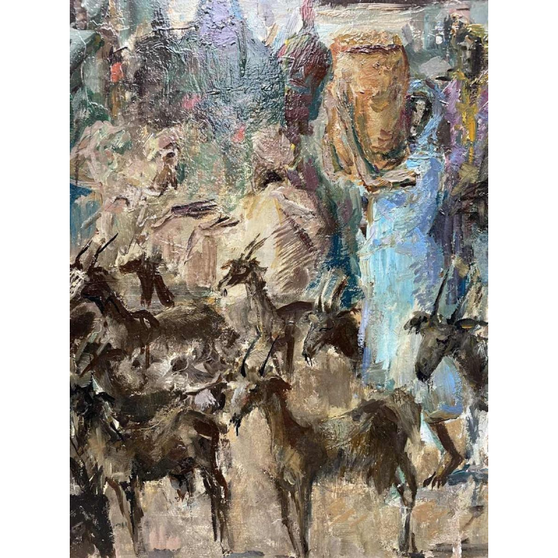 Paul DAXHELET (1905-1993): Marché oriental (Oriental Market)