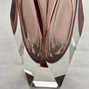 Murano, vase sommerso en verre, Italie circa 1960-1970