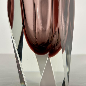 Murano, vase sommerso en verre, Italie circa 1960-1970