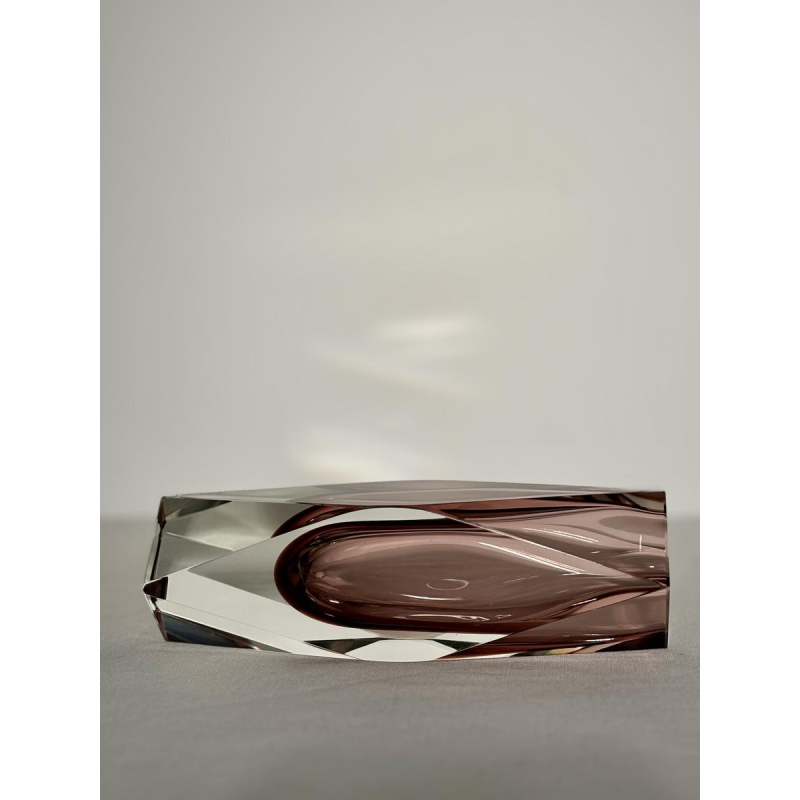Murano, vase sommerso en verre, Italie circa 1960-1970