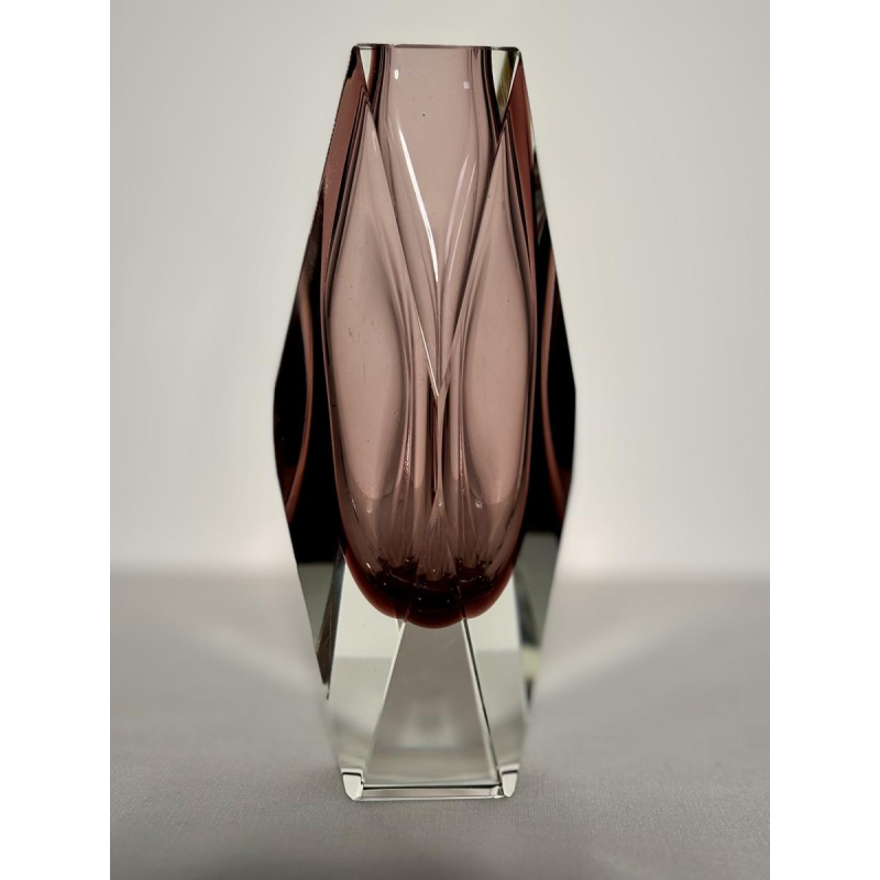 Murano, vase sommerso en verre, Italie circa 1960-1970