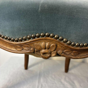 Pair of Louis XV period cabriolet armchairs, France 18th century