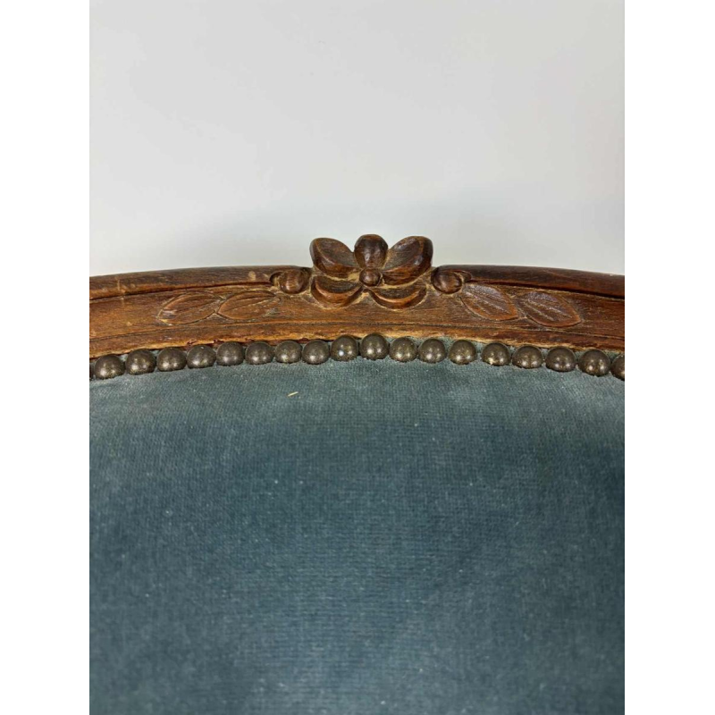 Paire de fauteuils cabriolet d'époque Louis XV, France XVIIIe siècle