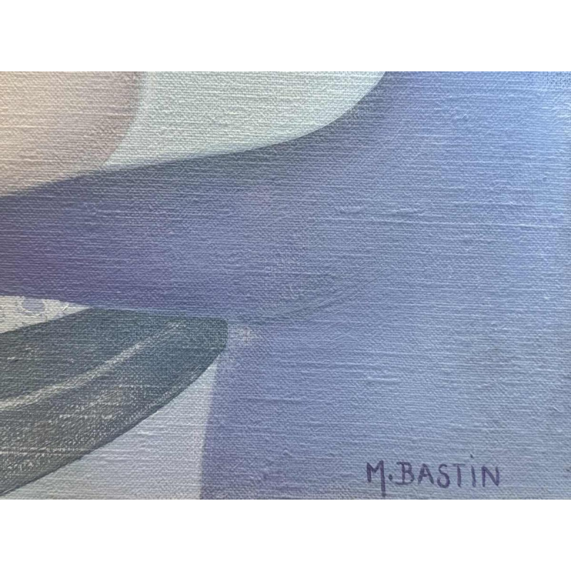 Mireille BASTIN 'De drinker van bier … en zijn kat' schilderij olie op doek