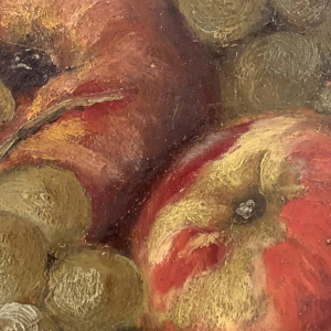 Painting 'Still Life with Fruit' Oil on panel, signed, 1900s