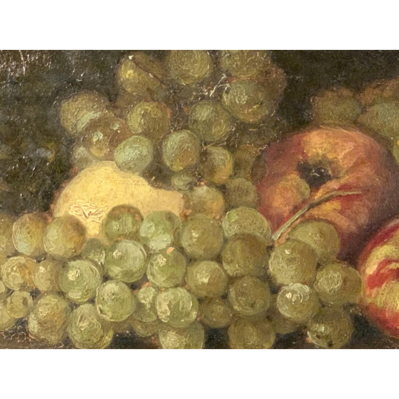 Painting 'Still Life with Fruit' Oil on panel, signed, 1900s