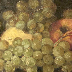 Tableau ' Nature morte aux fruits ' Huile sur panneau signée, 1900s