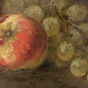 Painting 'Still Life with Fruit' Oil on panel, signed, 1900s