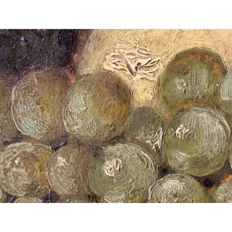 Painting 'Still Life with Fruit' Oil on panel, signed, 1900s