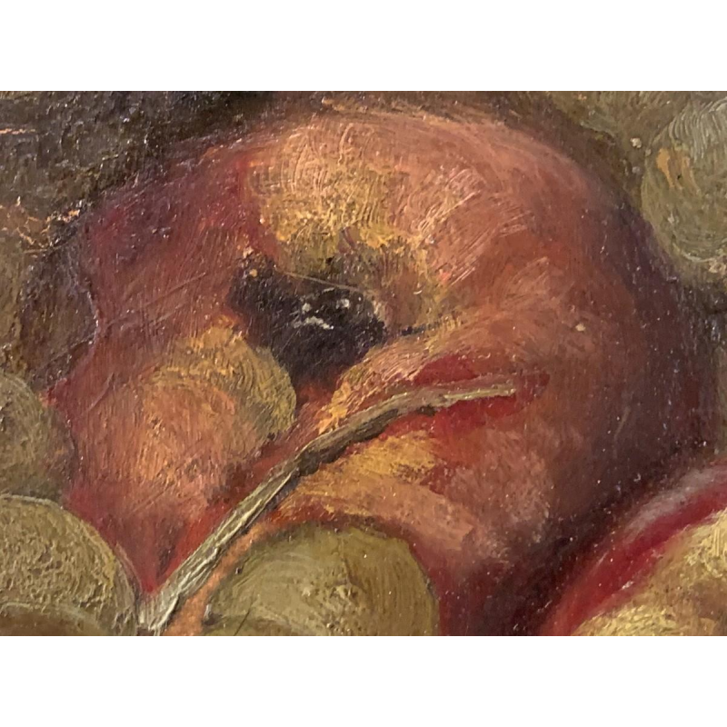 Tableau ' Nature morte aux fruits ' Huile sur panneau signée, 1900s