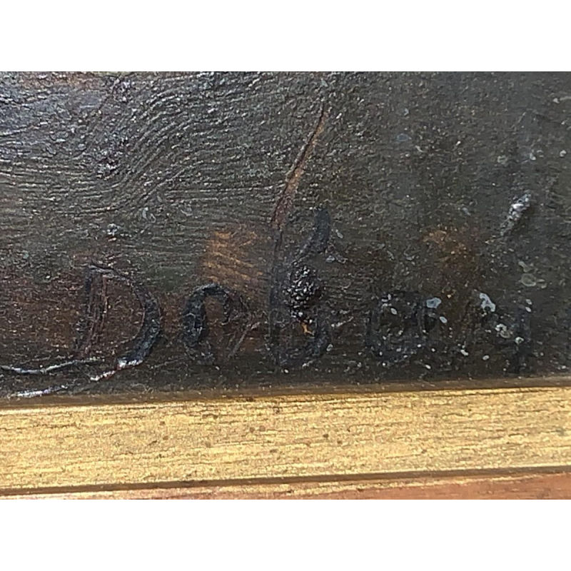 Painting 'Still Life with Fruit' Oil on panel, signed, 1900s