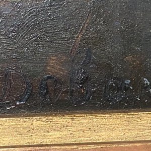 Painting 'Still Life with Fruit' Oil on panel, signed, 1900s