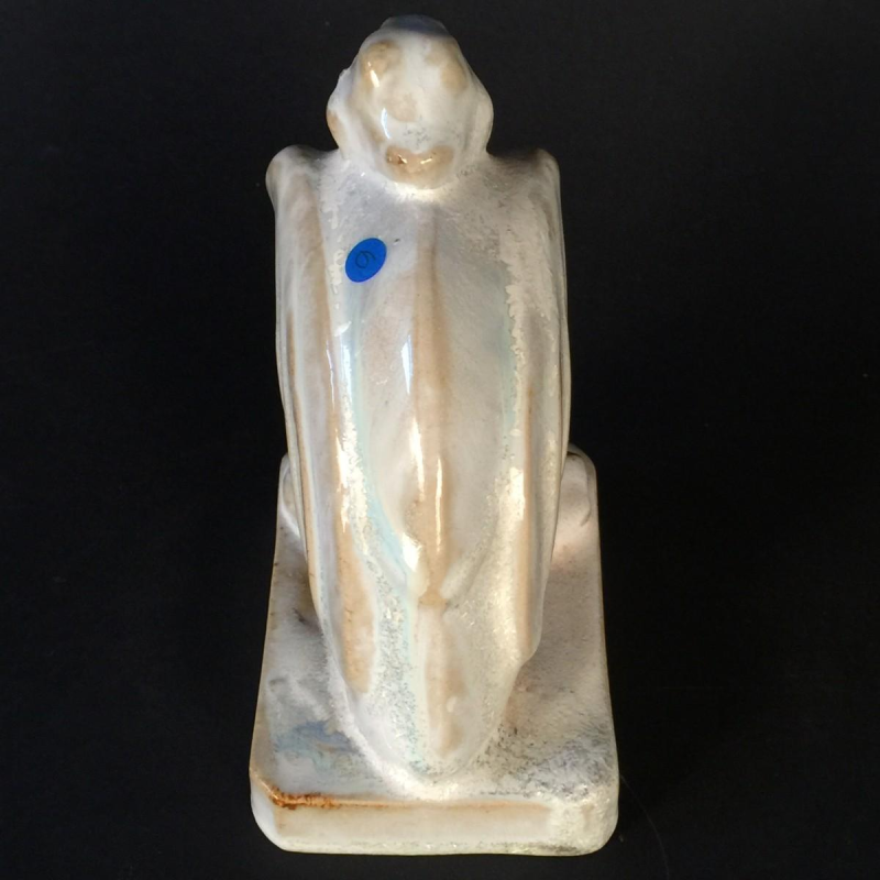 Roger Guerin - Gestileerde pelikaan - Art Deco sculptuur van steengoed (uit Bouffioulx), ca. 1925