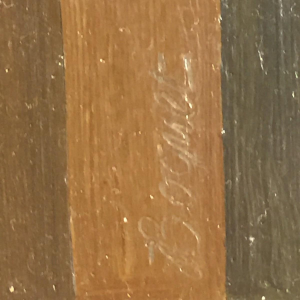 Jean Boquet "Geometric Abstraction", oil painting on panel, ca. 1945/50