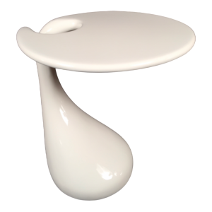 Polyester bijzettafel, circa 1970