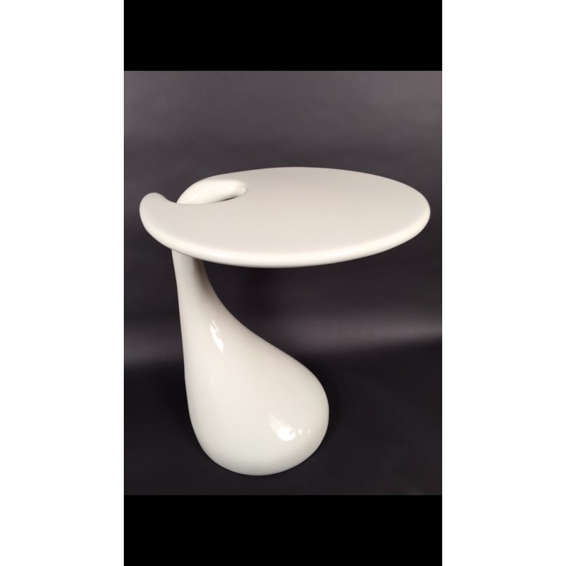 Table d'appoint en polyester, vers 1970