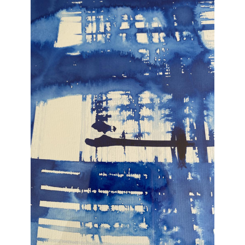 Laszlo Tibay, encre abstraite, XXIe s