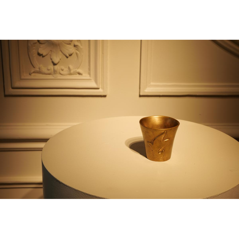 Garoust et Bonnetti, timbale en bronze doré, France circa 1990