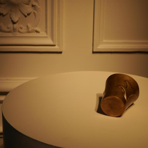 Garoust et Bonnetti, timbale en bronze doré, France circa 1990