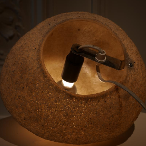 André Cazenave, lamp made of resin and stone powder