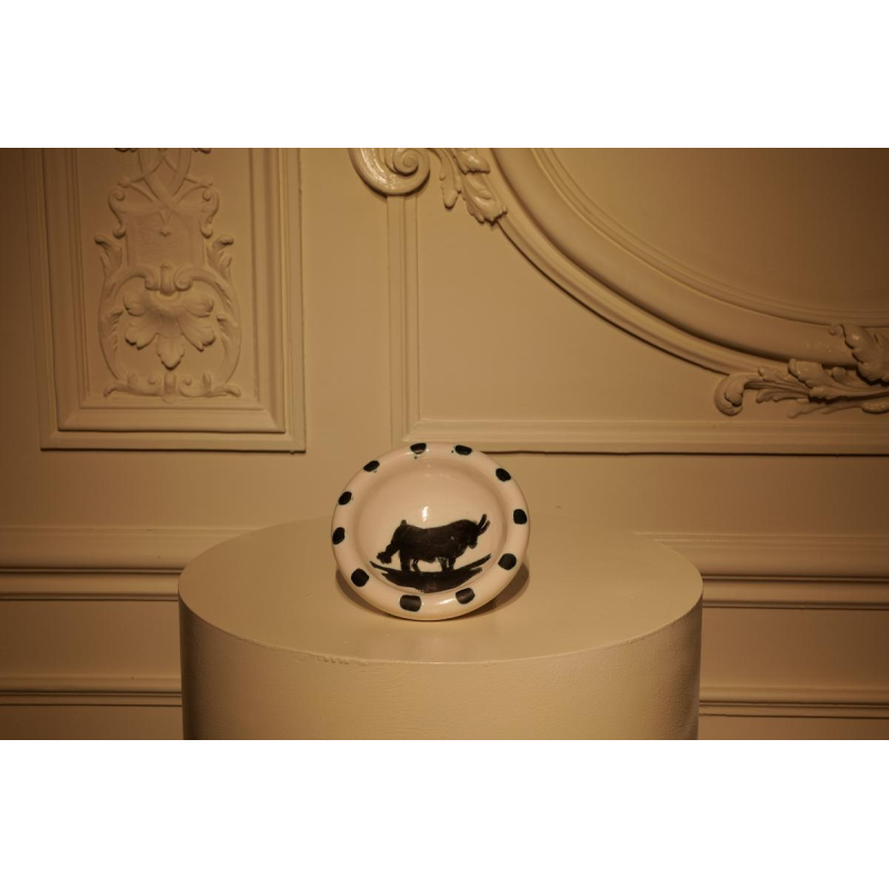 Pablo Picasso Madoura in Vallauris, ceramic bull ashtray