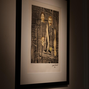 Jacques Prévert, surrealistische lithografie, gesigneerd en genummerd 40/75