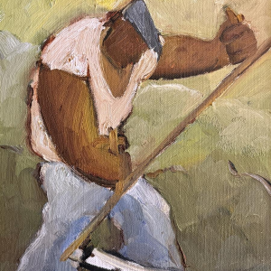 Milo DARDENNE “The Reaper” oil painting on canvas