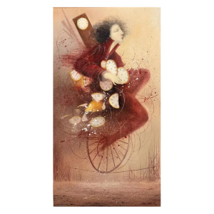 Jean-Claude DRESSE “The Passing of Time” oil painting on panel