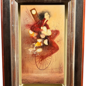 Jean-Claude DRESSE “The Passing of Time” oil painting on panel