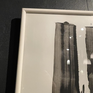 André Engels, abstract schilderij, gemengde technieken op papier, 1964