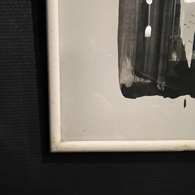 André Engels, abstract painting, mixed media on paper, 1964