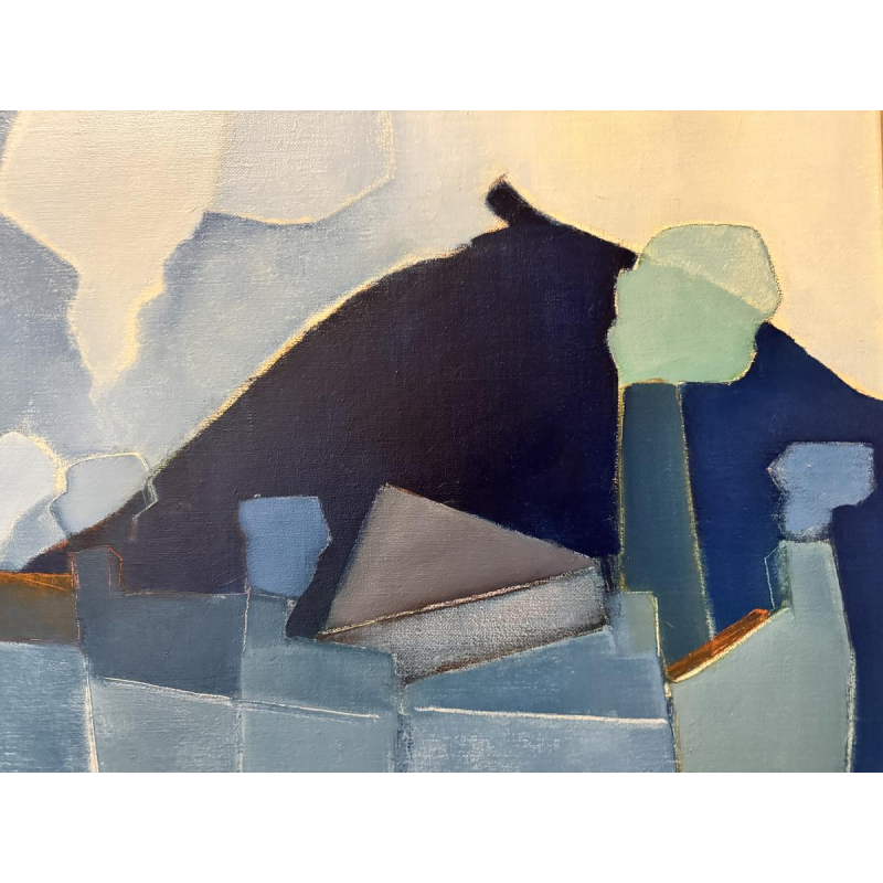 René DESSAINTE “Black Country” oil painting on canvas