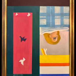 Marcel WARRAND «Composition» 2004 Pop Art Peinture huile sur toile marouflée