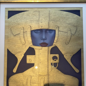 Jef Van Tuerenhout "The Cosmic Woman" lithograph on card stock