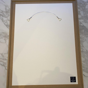 Jef Van Tuerenhout "De Kosmische Vrouw", lithografie op karton.